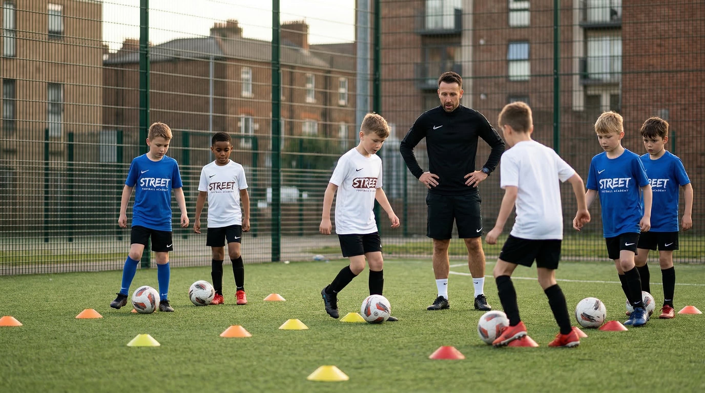 Street Football Academy coaching session